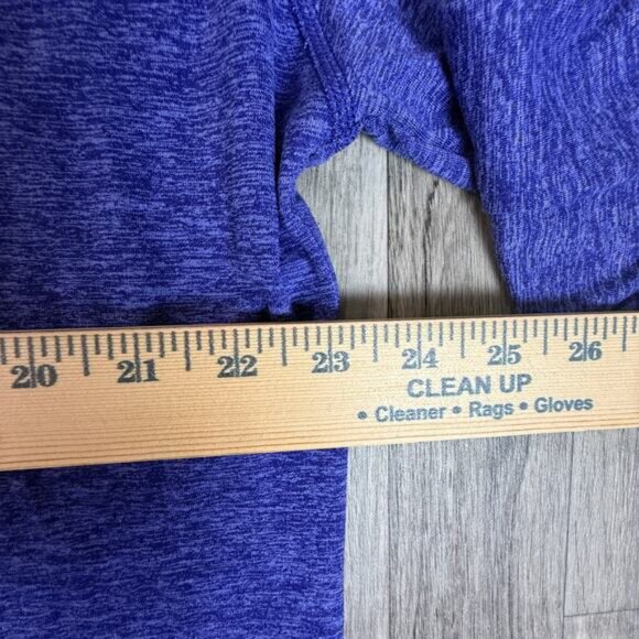 Nike Dri-FIT Running Long Sleeve Shirt Blue Thumbholes Reflective Men’s XL - Picture 8 of 8